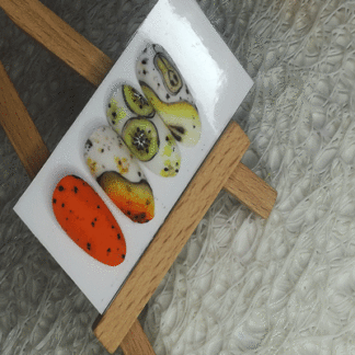 fruit painting nail art2